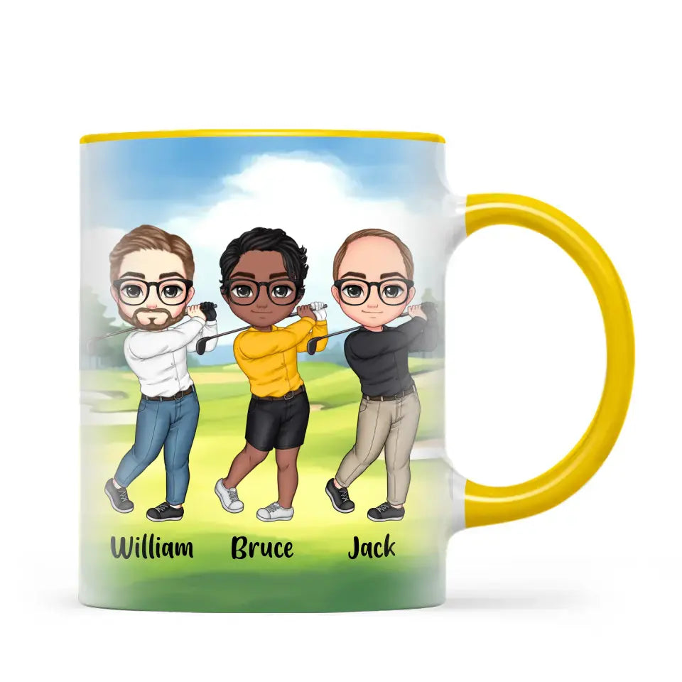 Golf Boys Personalised Mug