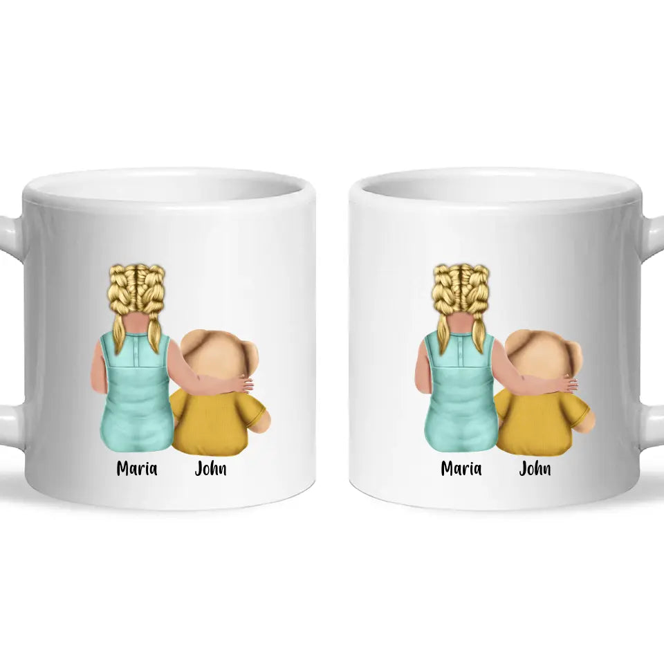 Teddy Bear Hugs-Personalised Kids' Mug