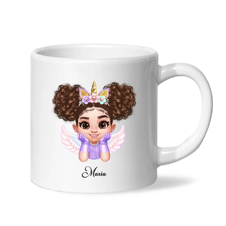 Personalised Princess Kids Cup – Customisable Character & Name