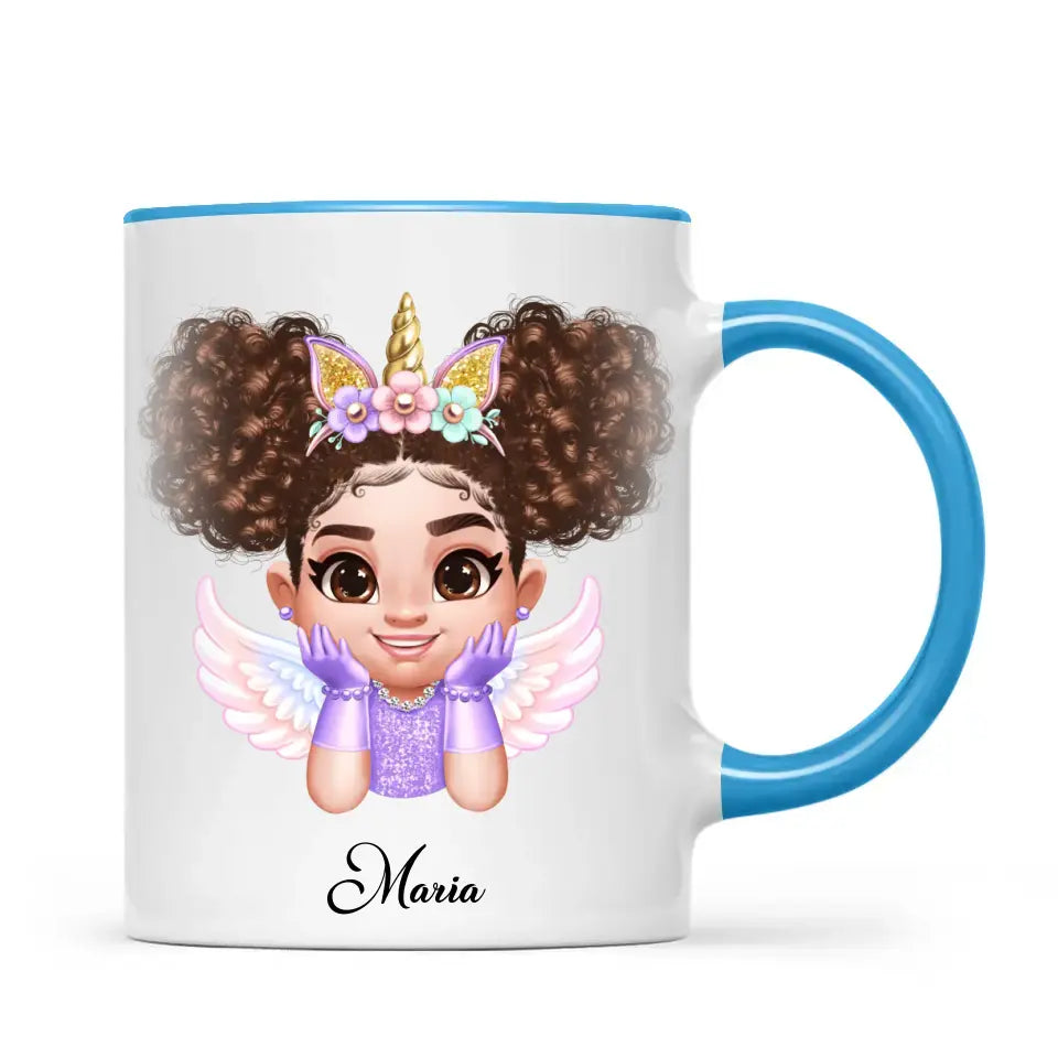 Personalised Princess Kids Cup – Customisable Character & Name