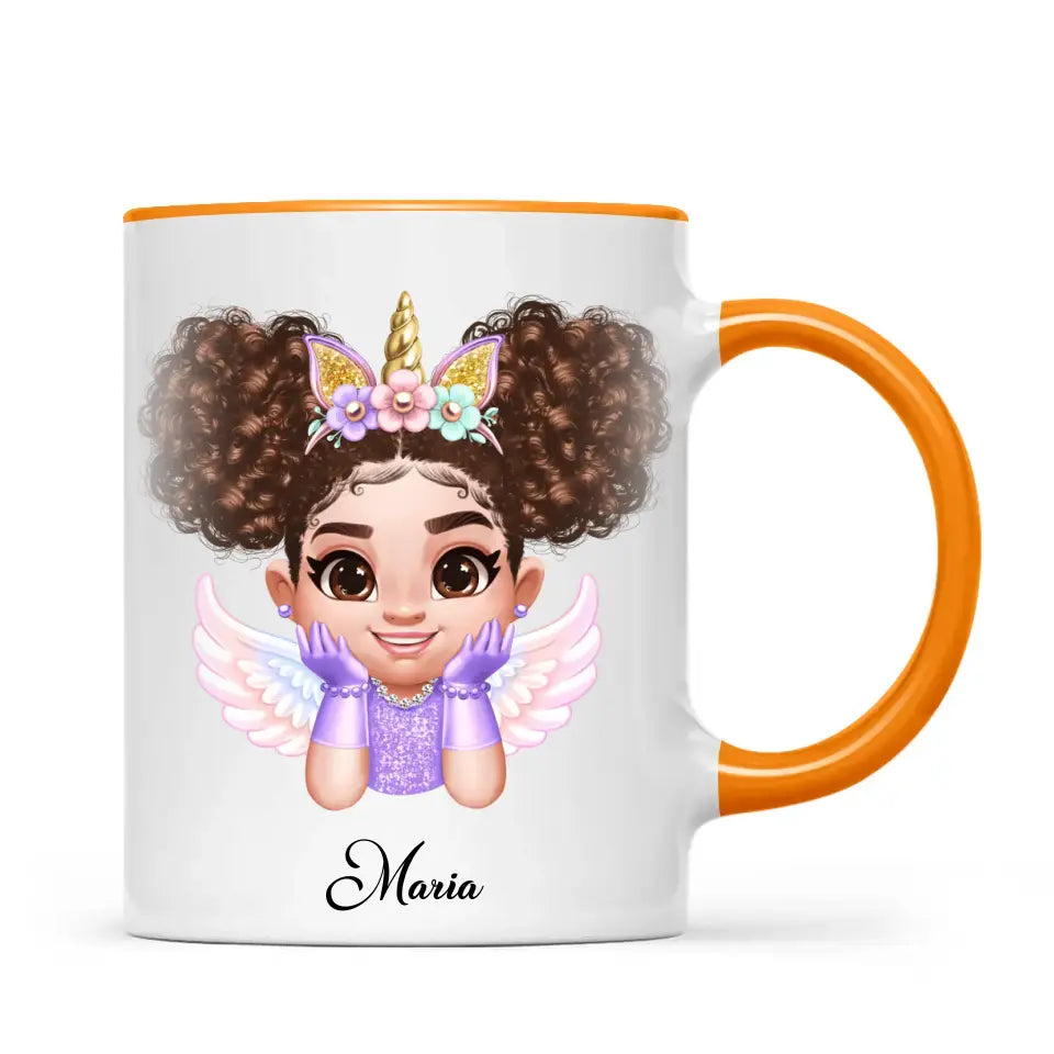 Personalised Princess Kids Cup – Customisable Character & Name