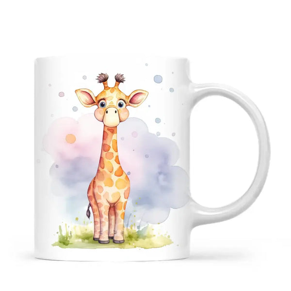 Watercolour Safari Animal Mug – Choose Your Favourite Wild Animal