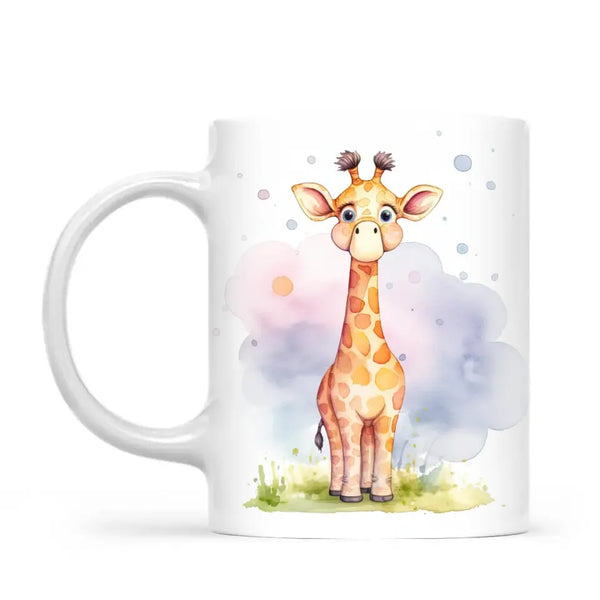Watercolour Safari Animal Mug – Choose Your Favourite Wild Animal
