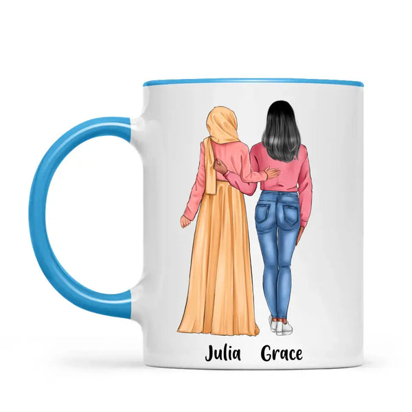 Personalised Friendship Mug – Custom Best Friends, Couples, or Family Coffee Cup