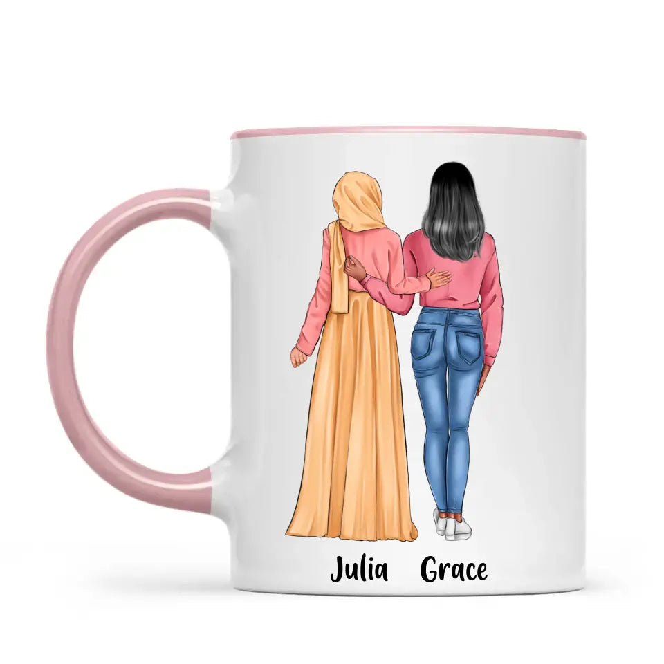 Personalised Friendship Mug – Custom Best Friends, Couples, or Family Coffee Cup