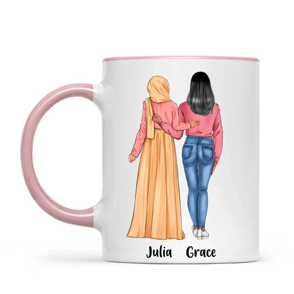 Personalised Friendship Mug – Custom Best Friends, Couples, or Family Coffee Cup