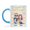 Personalised Anniversary Mug – Fully Customisable for Any Couple