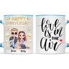 Personalised Anniversary Mug – Fully Customisable for Any Couple