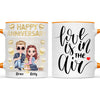 Personalised Anniversary Mug – Fully Customisable for Any Couple