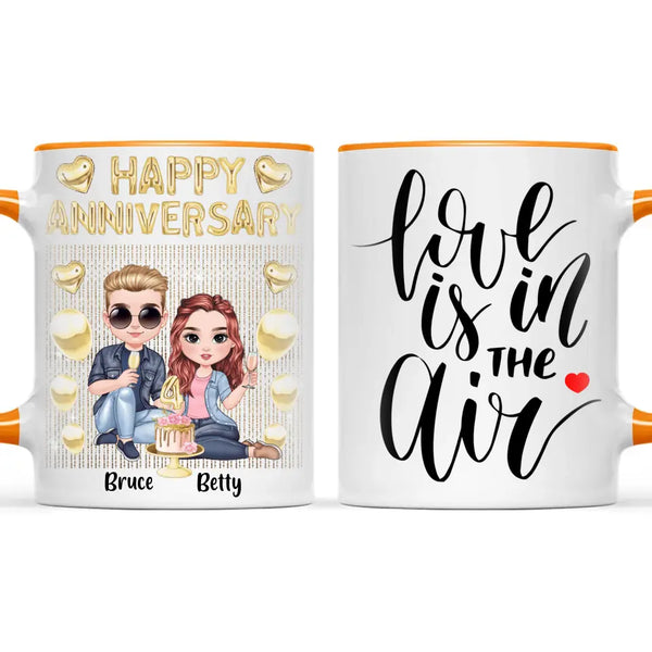 Personalised Anniversary Mug – Fully Customisable for Any Couple