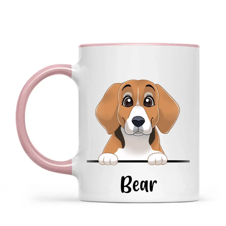 Personalised Dog Lover Mug - Choose Any Dog Breed & Name - Custom Pet Mug with Dog Quotes - 11oz Ceramic - NZ Made