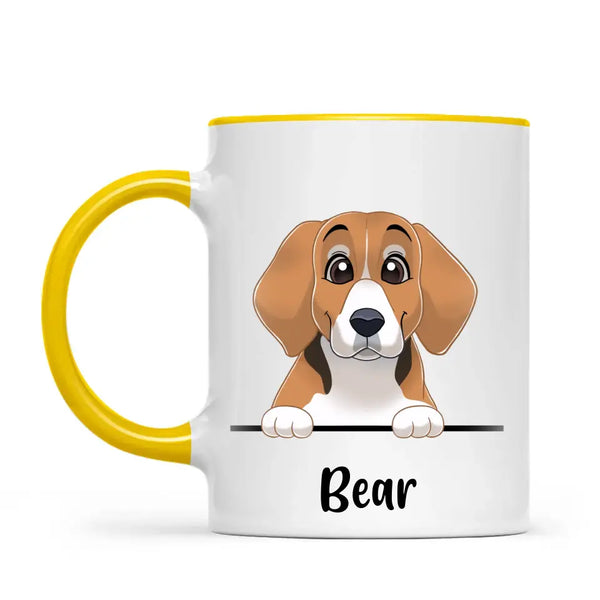 Personalised Dog Lover Mug - Choose Any Dog Breed & Name - Custom Pet Mug with Dog Quotes - 11oz Ceramic - NZ Made