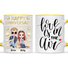 Personalised Anniversary Mug – Fully Customisable for Any Couple