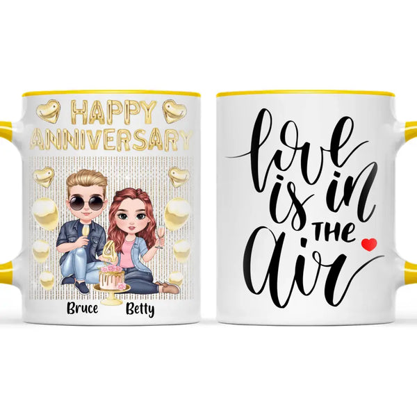 Personalised Anniversary Mug – Fully Customisable for Any Couple