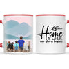 Personalised Dad & Kids Pet Mug - Custom Name & Design - Father with Children & Pets - Fully Customisable - 11oz Ceramic Mug - NZ Made