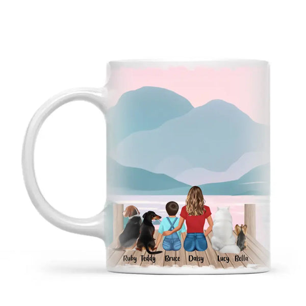 Design Your Own-Personalised Mug for Moms and Kids with Their Furry Friends