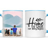 Personalised Dad & Kids Pet Mug - Custom Name & Design - Father with Children & Pets - Fully Customisable - 11oz Ceramic Mug - NZ Made