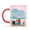 Personalised Mum & Kids Pet Mug - Custom Name & Design - Mother with Children & Pets - Fully Customisable - 11oz Ceramic Mug - NZ Made