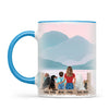 Personalised Mum & Kids Pet Mug - Custom Name & Design - Mother with Children & Pets - Fully Customisable - 11oz Ceramic Mug - NZ Made