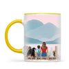 Personalised Mum & Kids Pet Mug - Custom Name & Design - Mother with Children & Pets - Fully Customisable - 11oz Ceramic Mug - NZ Made