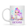 Personalised with Name, Mermaid Kids Mug – Customised Magical Under the Sea Cup for Children – Available in 11oz, 6oz & Enamel Options
