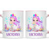 Personalised with Name, Mermaid Kids Mug – Customised Magical Under the Sea Cup for Children – Available in 11oz, 6oz & Enamel Options