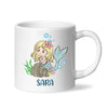 Personalised Mermaid Mug - Custom Name Kids Cup - Underwater Ocean Theme - Ceramic or Enamel - 11oz, 6oz, or Camping Mug - NZ Made