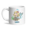 Personalised Mermaid Mug - Custom Name Kids Cup - Underwater Ocean Theme - Ceramic or Enamel - 11oz, 6oz, or Camping Mug - NZ Made