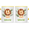 Personalised Lion Mug - Custom Name Kids Cup - Safari Animal Theme - Ceramic or Enamel - 11oz, 6oz, or Camping Mug - NZ Made
