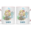 Personalised Mermaid Mug - Custom Name Kids Cup - Underwater Ocean Theme - Ceramic or Enamel - 11oz, 6oz, or Camping Mug - NZ Made