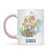 Personalised Mermaid Mug - Custom Name Kids Cup - Underwater Ocean Theme - Ceramic or Enamel - 11oz, 6oz, or Camping Mug - NZ Made