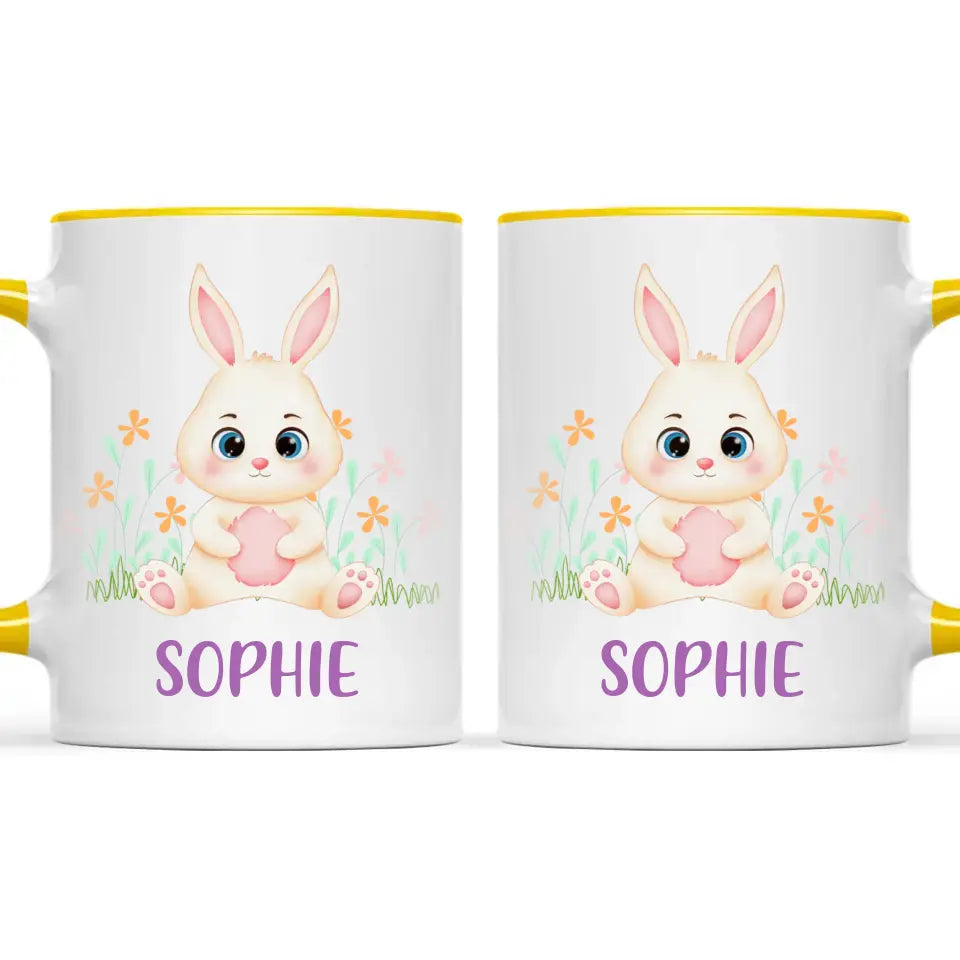 Bunny in Bloom-Personalized Kids Mug