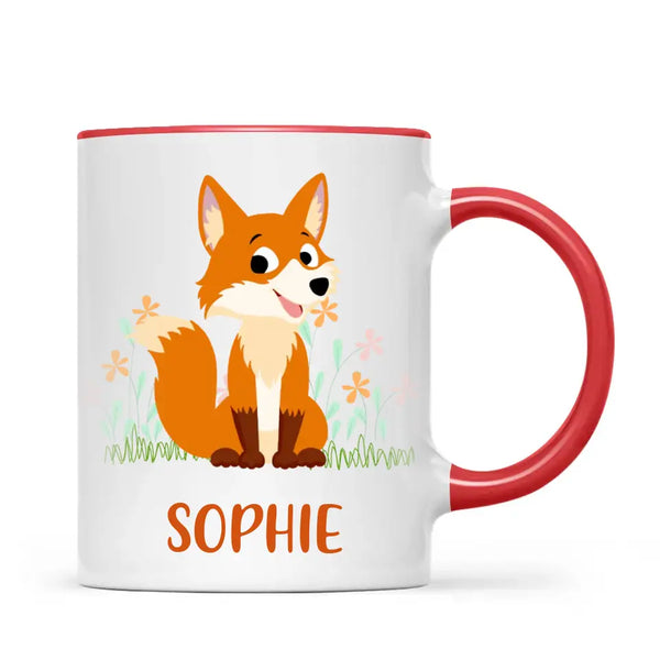 Clever Fox-Personalised Kids Mug