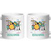 Personalised Drum Set Mug - Custom Name Kids Cup - Music Lover Gift - Ceramic or Enamel - 11oz, 6oz, or Camping Mug - NZ Made