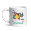 Personalised Drum Set Mug - Custom Name Kids Cup - Music Lover Gift - Ceramic or Enamel - 11oz, 6oz, or Camping Mug - NZ Made