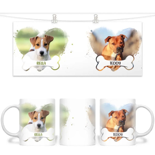 Pawsitively Yours-Personalised Pet Photo Mug