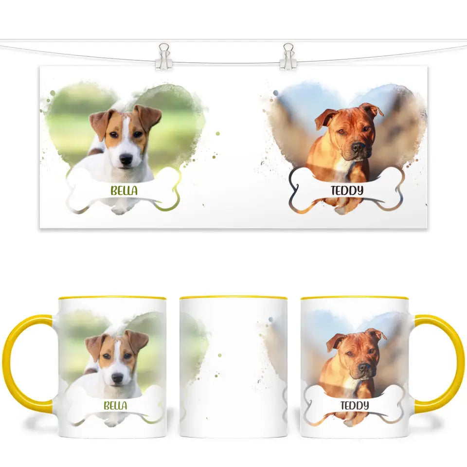 Pawsitively Yours-Personalised Pet Photo Mug