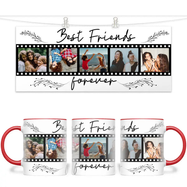 Best Friends Ever Personalised Photo Mug