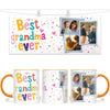 Personalised Best Grandma Ever Photo Mug - Custom Gift for Nana - 3 Photo Collage - 11oz - NZ Made
