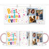 Personalised Best Grandma Ever Photo Mug - Custom Gift for Nana - 3 Photo Collage - 11oz - NZ Made