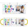 Personalised Best Grandpa Ever Photo Collage Mug - Custom Photo Gift for Grandad - 11oz - NZ Made