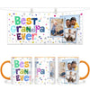 Personalised Best Grandpa Ever Photo Collage Mug - Custom Photo Gift for Grandad - 11oz - NZ Made