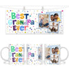 Personalised Best Grandpa Ever Photo Collage Mug - Custom Photo Gift for Grandad - 11oz - NZ Made