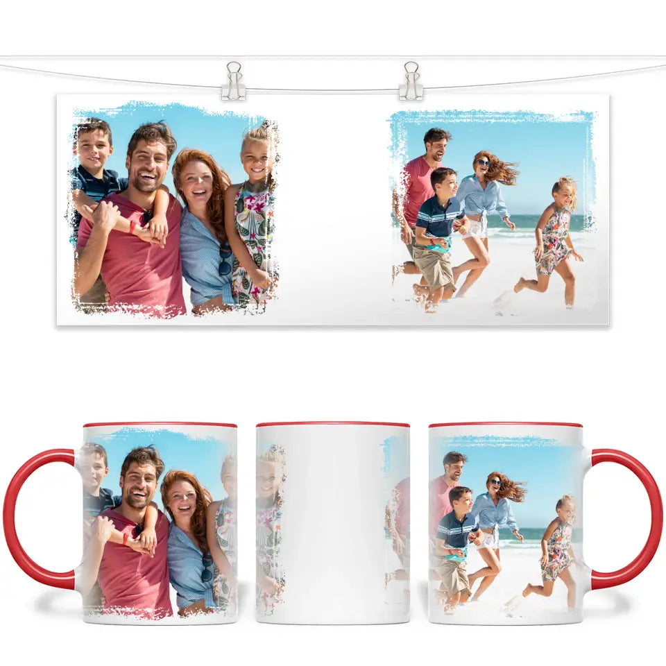 Personalised Photo Mug – Custom 11oz Coffee Cup with Your Own Photos – Unique Gift for Birthdays, Christmas, Mother’s Day & More