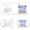 Personalised Special Date Mug - Custom Calendar & Photo Cup - Anniversary, Wedding, or Birthday Gift - 11oz Ceramic - NZ Made