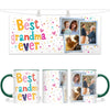 Personalised Best Grandma Ever Photo Mug - Custom Gift for Nana - 3 Photo Collage - 11oz - NZ Made