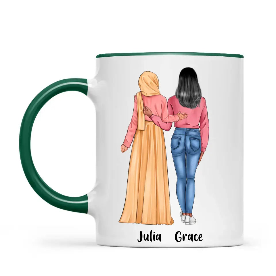 Personalised Friendship Mug – Custom Best Friends, Couples, or Family Coffee Cup