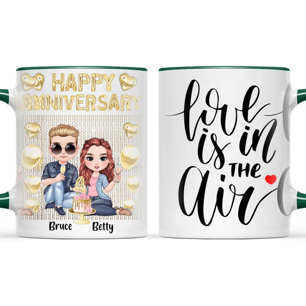 Personalised Anniversary Mug – Fully Customisable for Any Couple