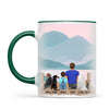 Personalised Dad & Kids Pet Mug - Custom Name & Design - Father with Children & Pets - Fully Customisable - 11oz Ceramic Mug - NZ Made