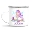 Personalised with Name, Mermaid Kids Mug – Customised Magical Under the Sea Cup for Children – Available in 11oz, 6oz & Enamel Options